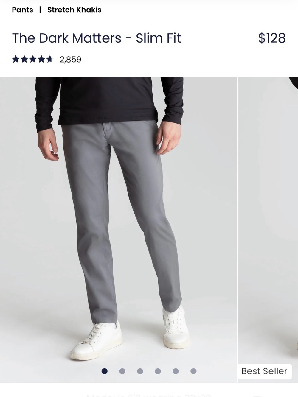 Birddogs Slim Fit Chinos in Gray